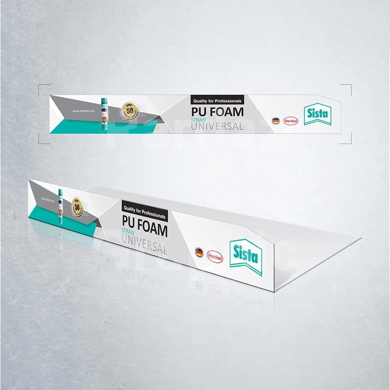 pvc shelf talker