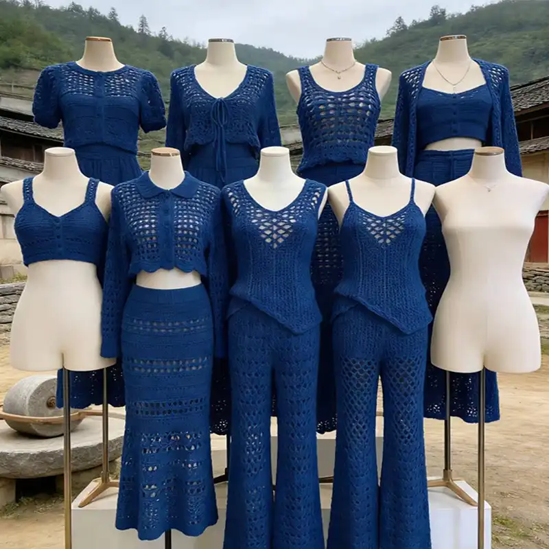 crochet lace garments