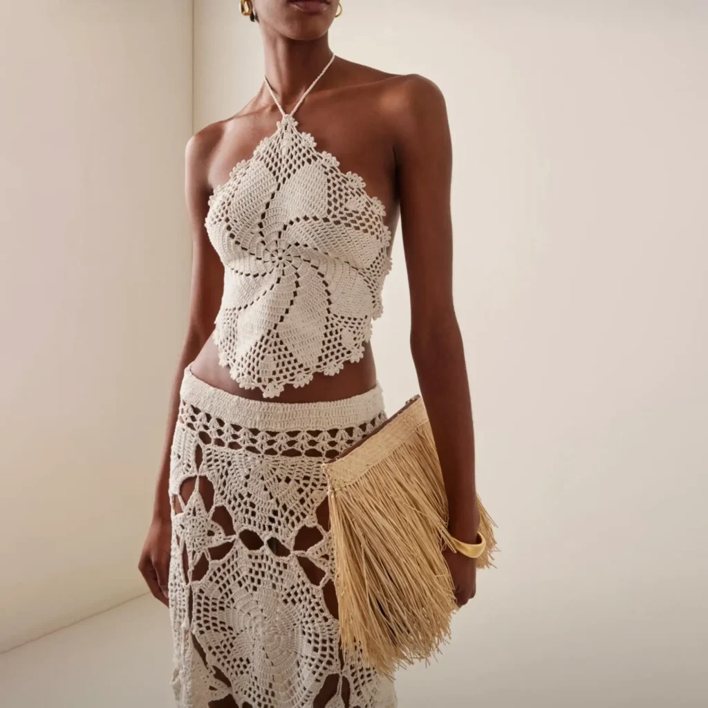 crochet lace garments